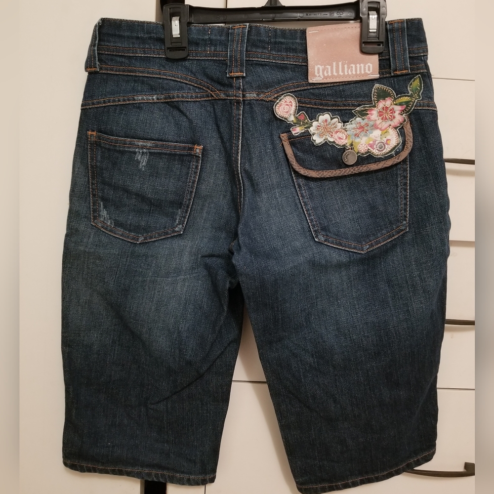 Vintage  rare John Galliano  Y2k  patches shorts